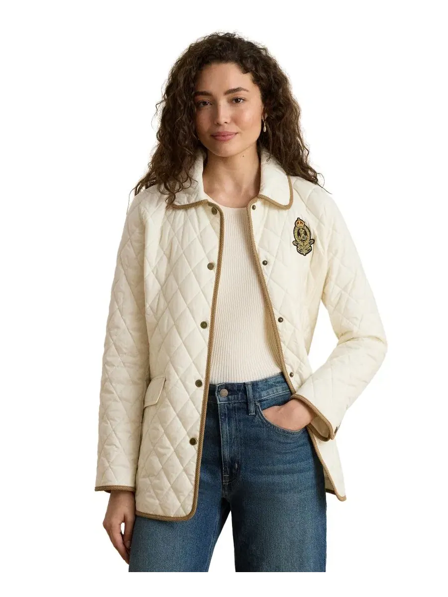 Женский стеганый жакет с гербом Lauren Ralph Lauren