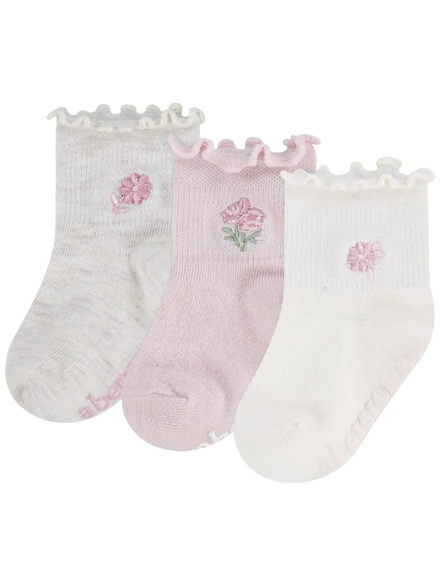 Комплект носков с рифленым манжетом, с прорезиненными стопами, модель Crew Socks abercrombie kids