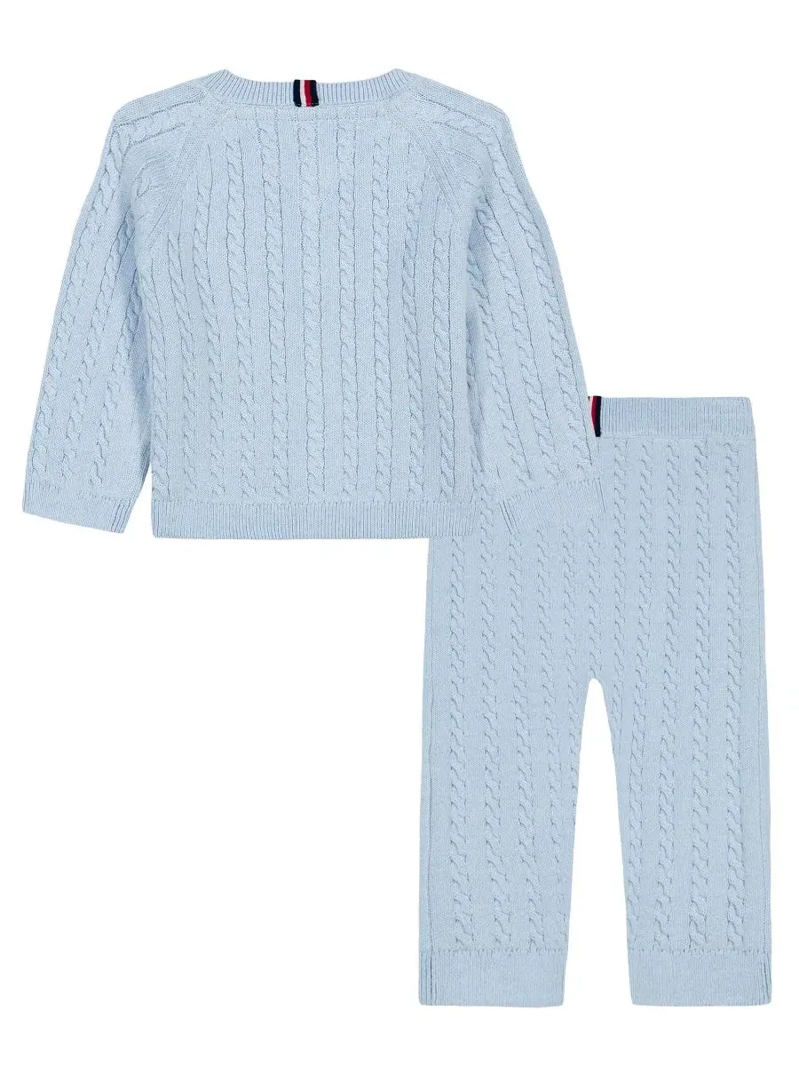 Комплект из кардигана и брюк Tommy Hilfiger — изображение 2 из 5, синий