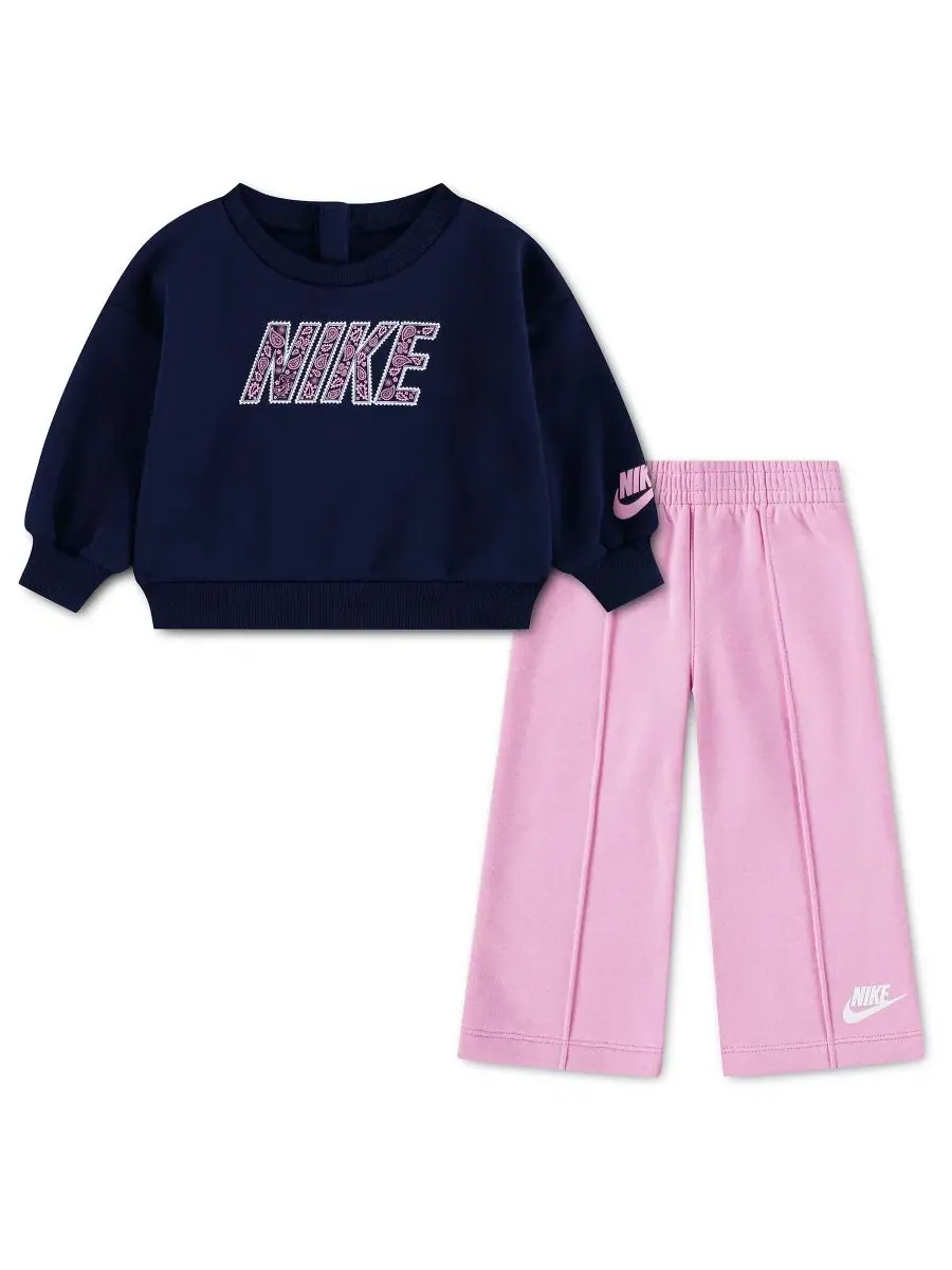 Комплект из свитшота и широких брюк Nike Retro Remix