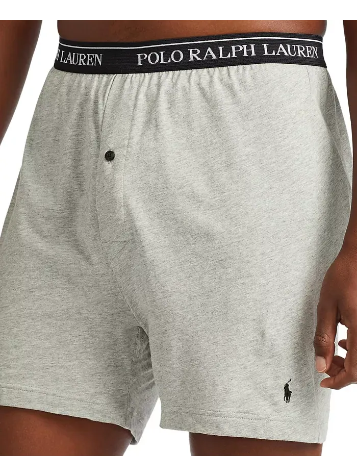 Мужские боксеры Classic Knit из хлопка, 3 шт Polo Ralph Lauren — изображение 3 из 6, черный