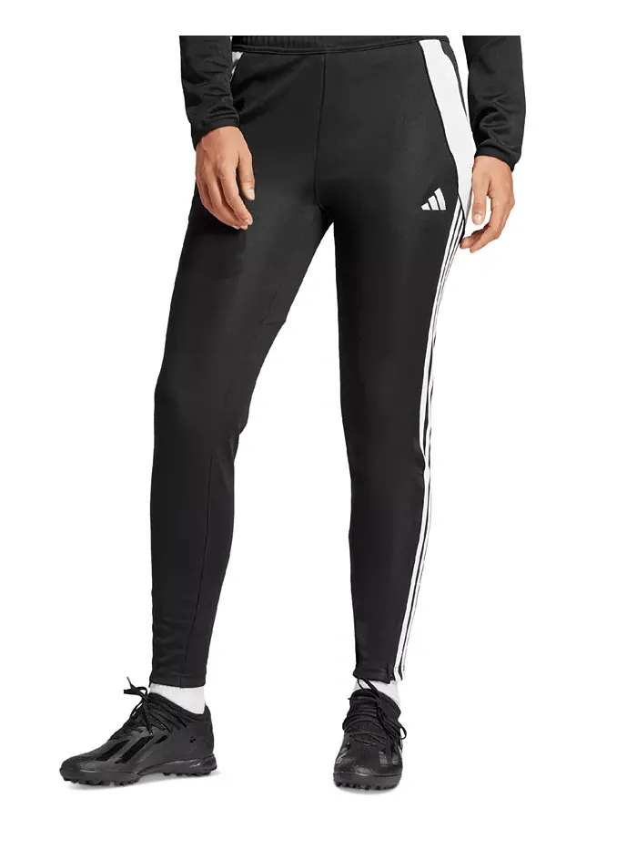 Женские тренировочные брюки Tiro 24 Slim-Fit adidas — изображение 1 из 7, черный/белый