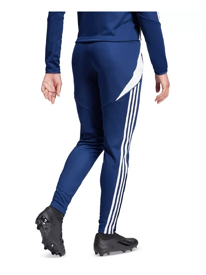 Женские тренировочные брюки Tiro 24 Slim-Fit adidas — изображение 2 из 7, темно-синий синий/белый