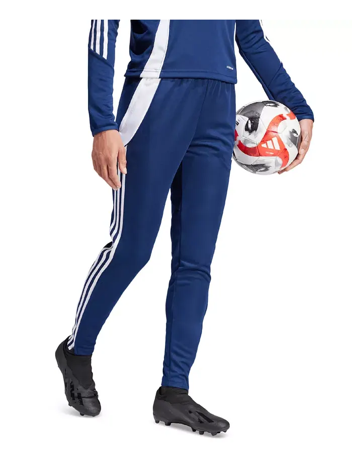 Женские тренировочные брюки Tiro 24 Slim-Fit adidas — изображение 3 из 7, темно-синий синий/белый