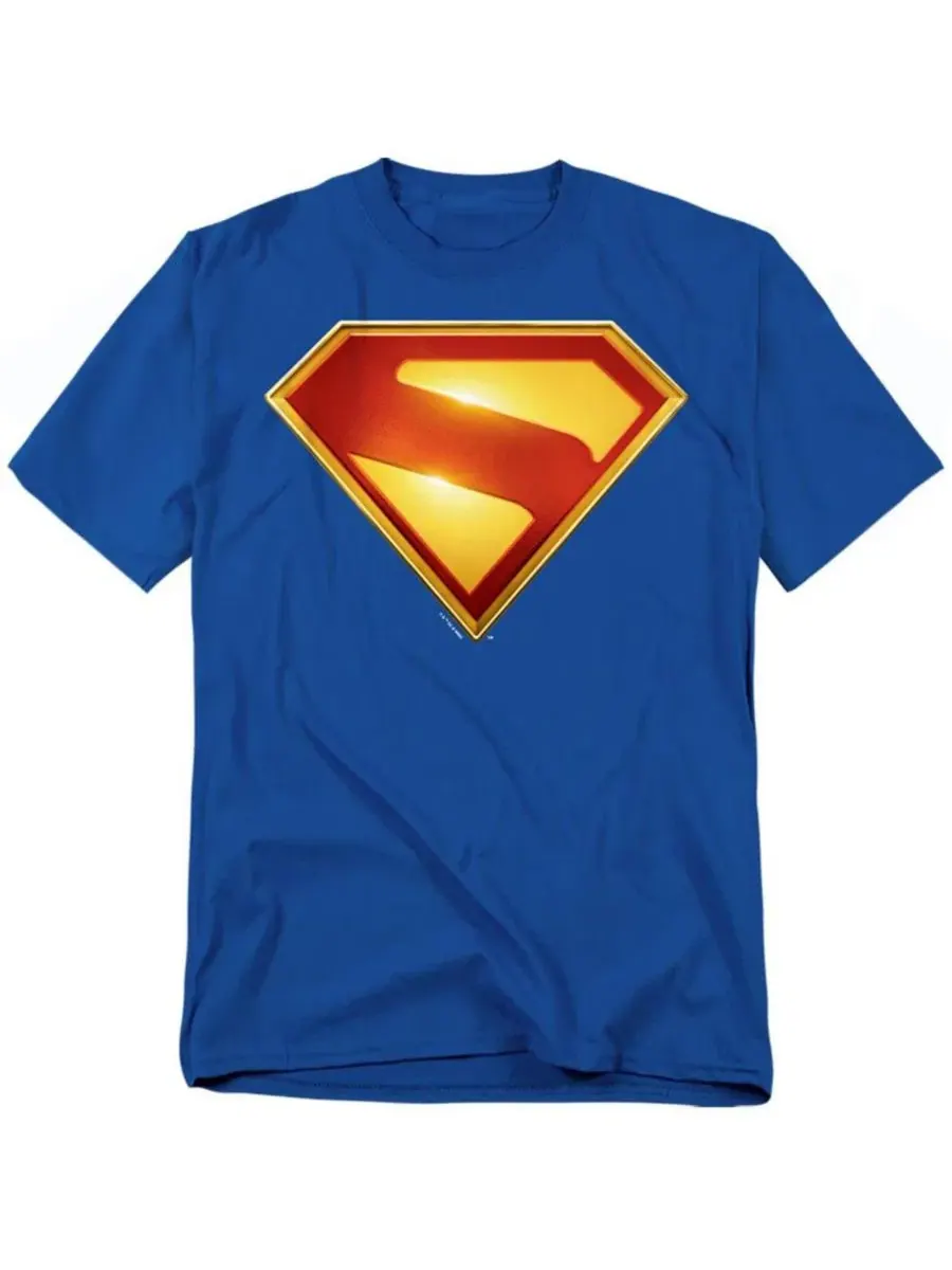 Футболка с логотипом Superman — синий