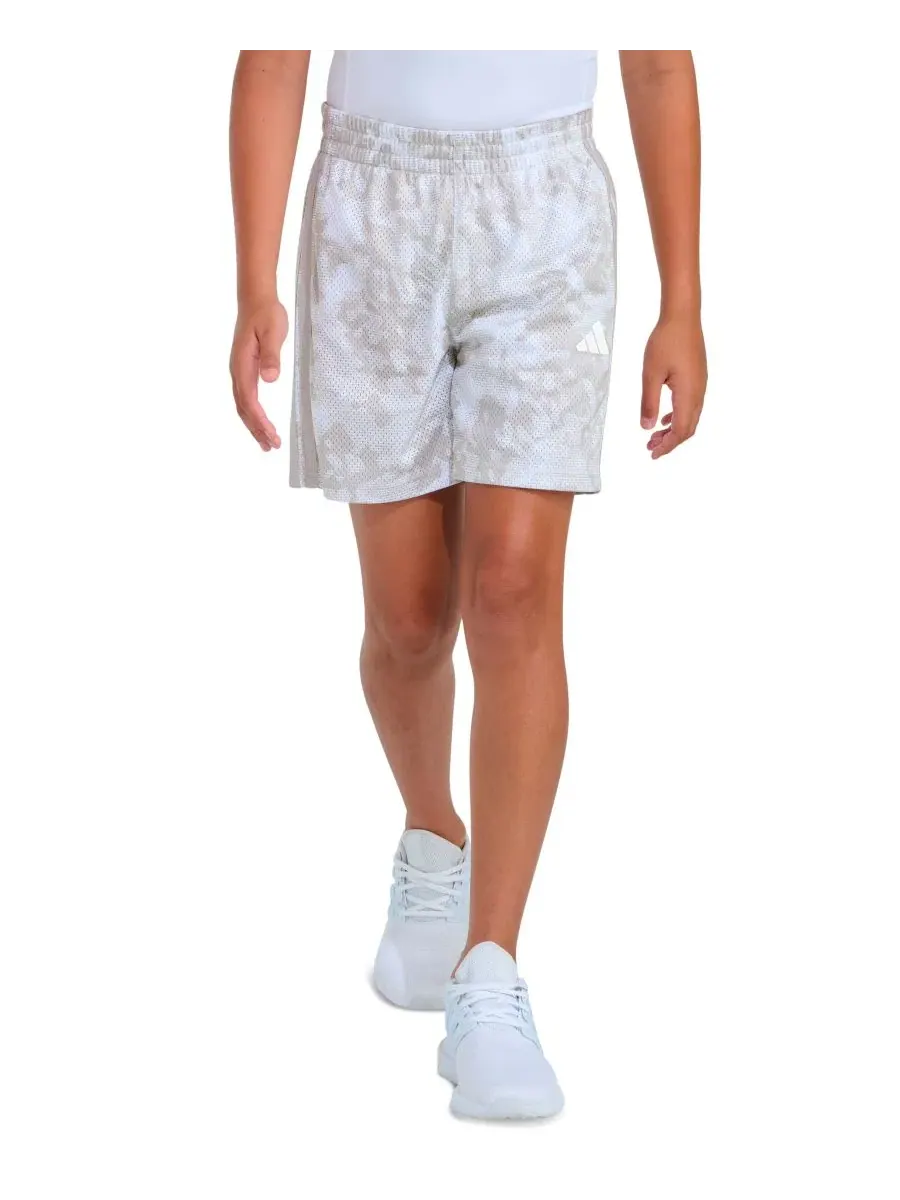 Шорты спортивные с принтом камуфляж, модель Camo Shorts adidas