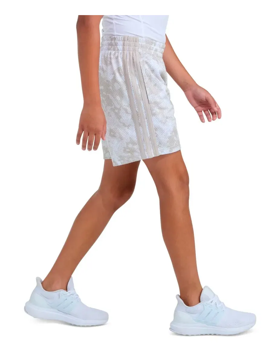 Шорты спортивные с принтом камуфляж, модель Camo Shorts adidas — изображение 3 из 4, белый