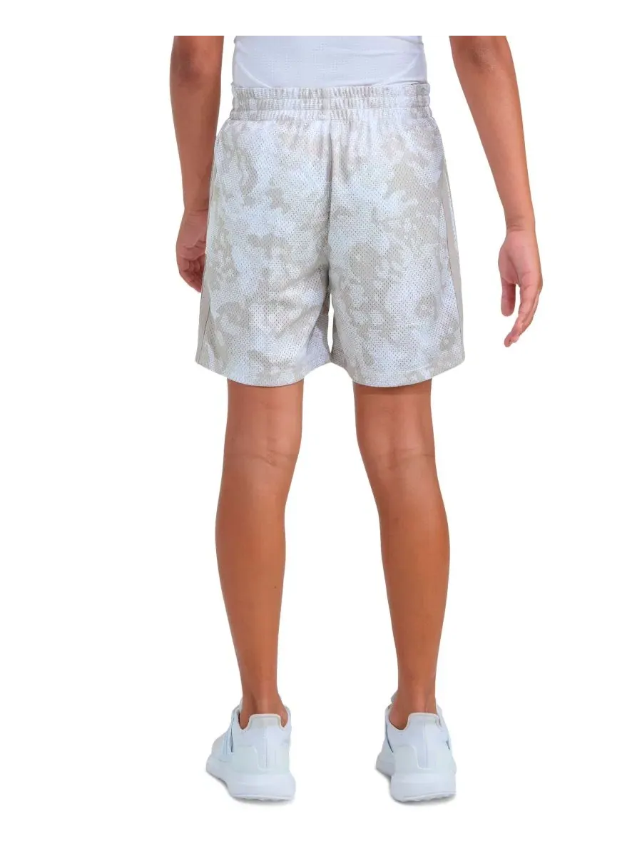 Шорты спортивные с принтом камуфляж, модель Camo Shorts adidas — изображение 4 из 4, белый