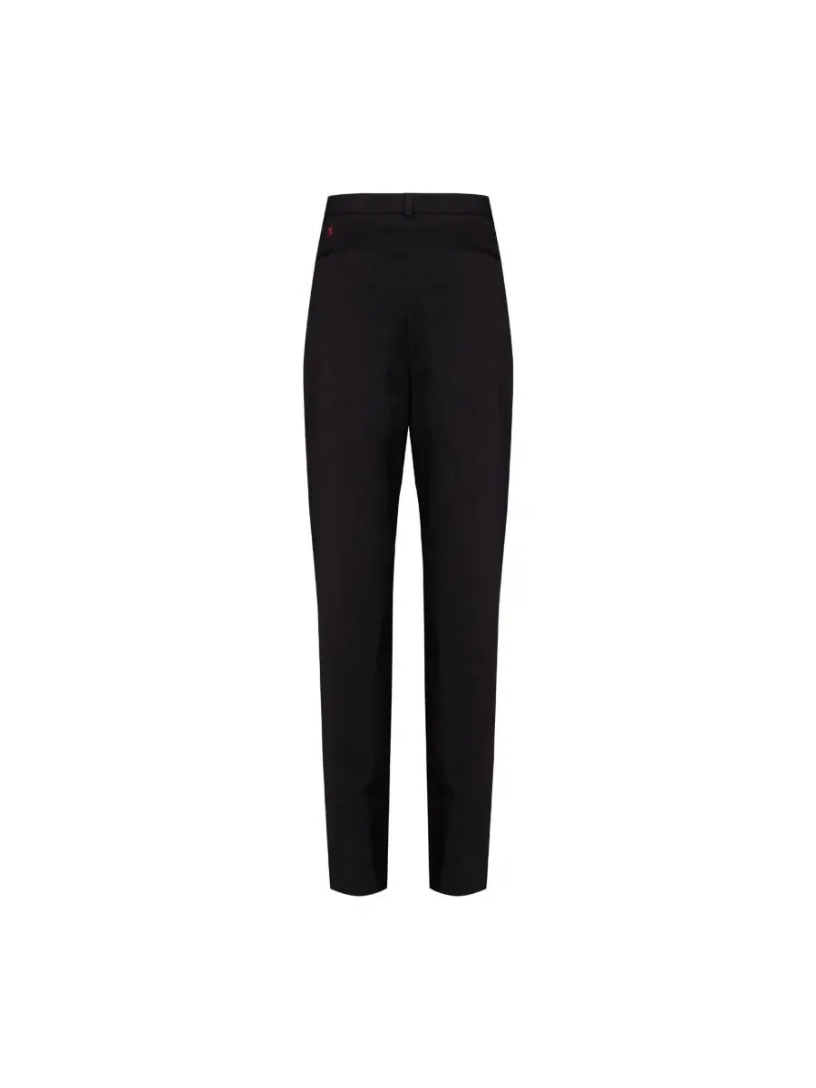 Брюки с двойной молнией Kutnia Striped Two Zipped Pant PCFG — изображение 2 из 6, черный