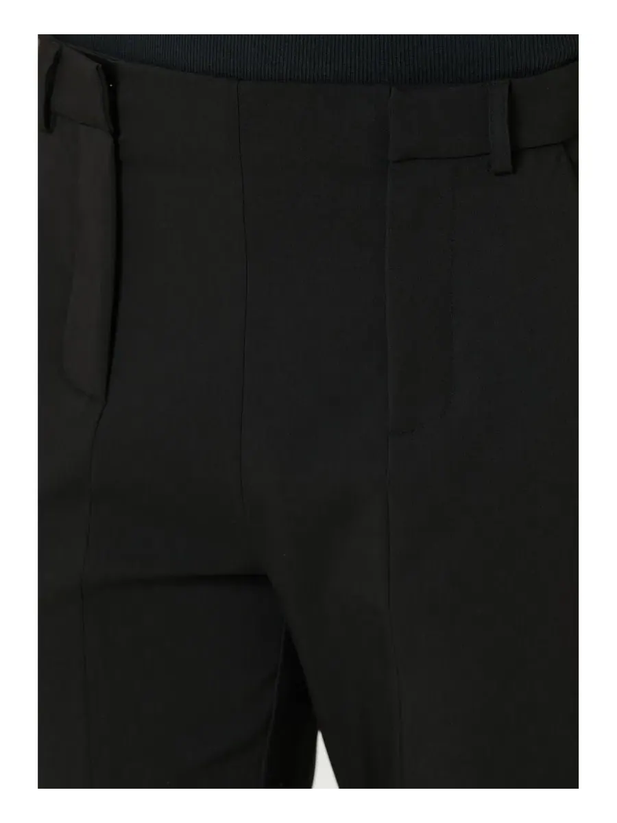 Брюки с двойной молнией Kutnia Striped Two Zipped Pant PCFG — изображение 3 из 6, черный