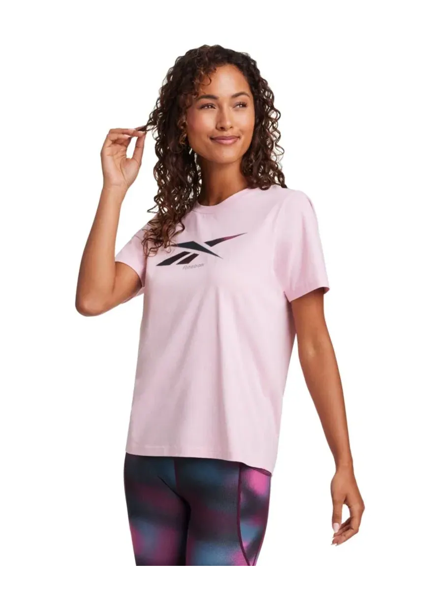 Футболка с графическим принтом Reebok — изображение 3 из 6, розовый
