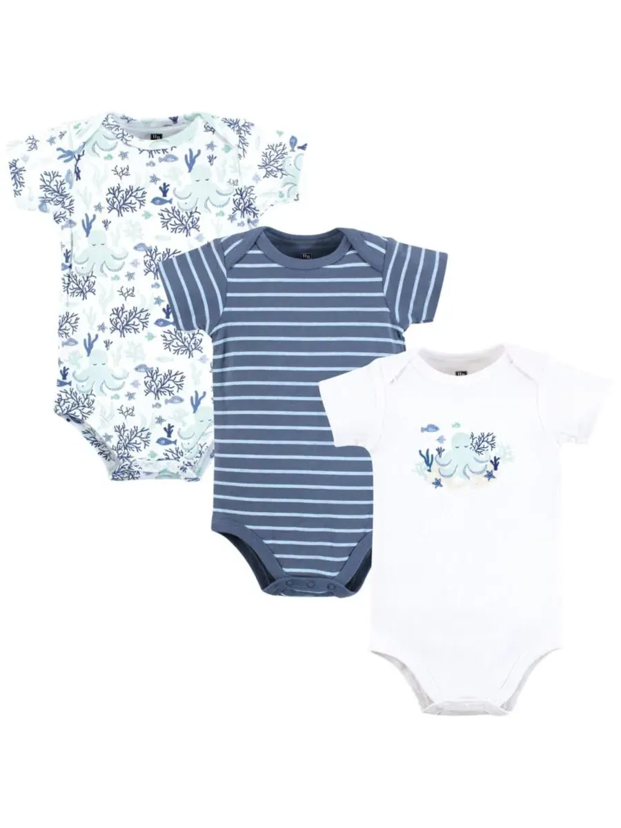 Комплект боди с принтом Mint Octopus Hudson Baby