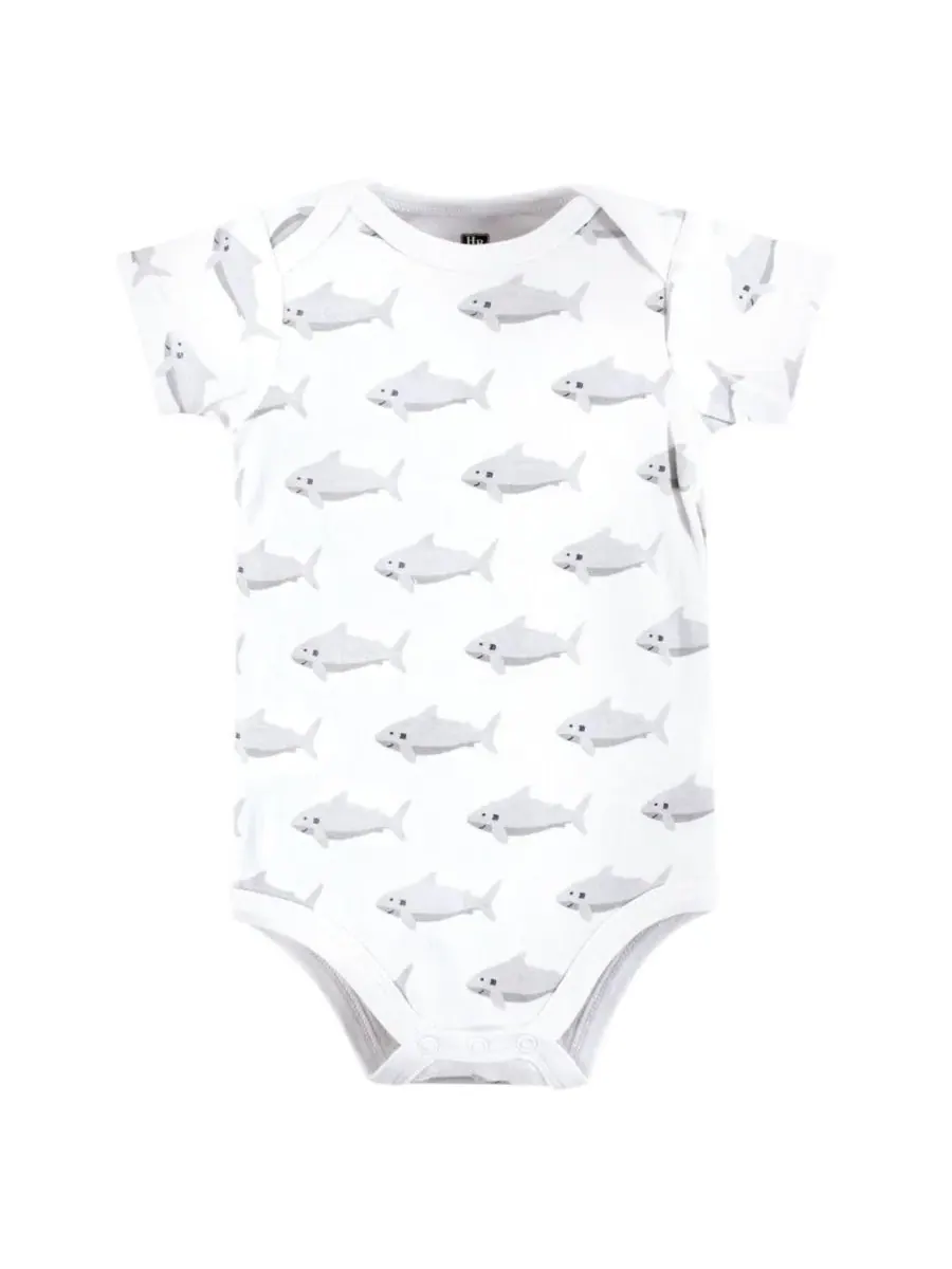 Комплект боди из 3 предметов с принтом Jawsome Little Bro Hudson Baby, Jawsome Little Bro — изображение 4 из 4