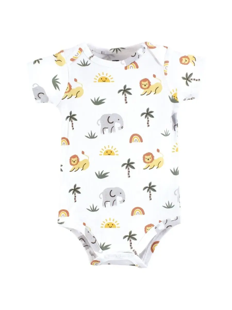 Комплект боди-комбинезонов из 3 предметов Hudson Baby, Happy Little Guy — изображение 5 из 5