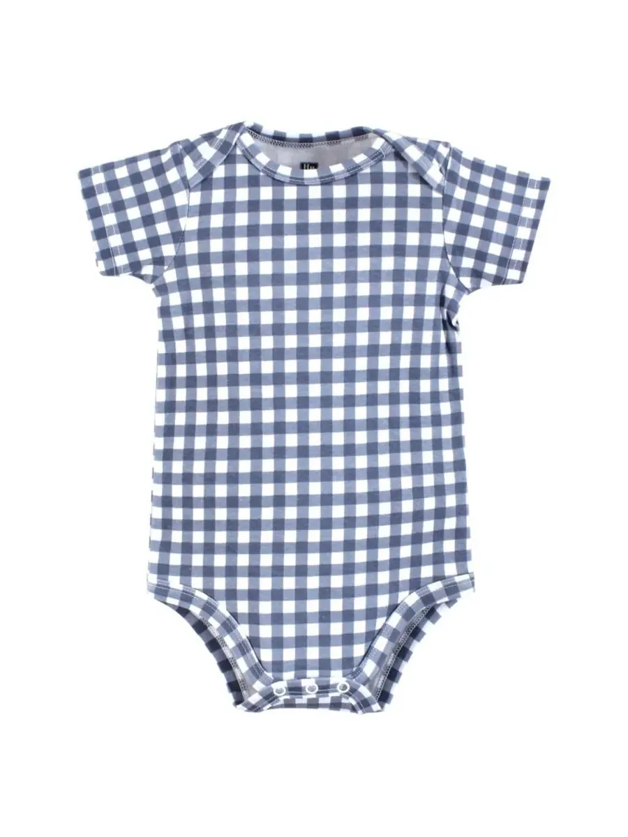 Комплект из 3 боди-комбинезонов Hudson Baby Essential Cotton, модель Gentleman Bear Suspender, цвет — изображение 4 из 5