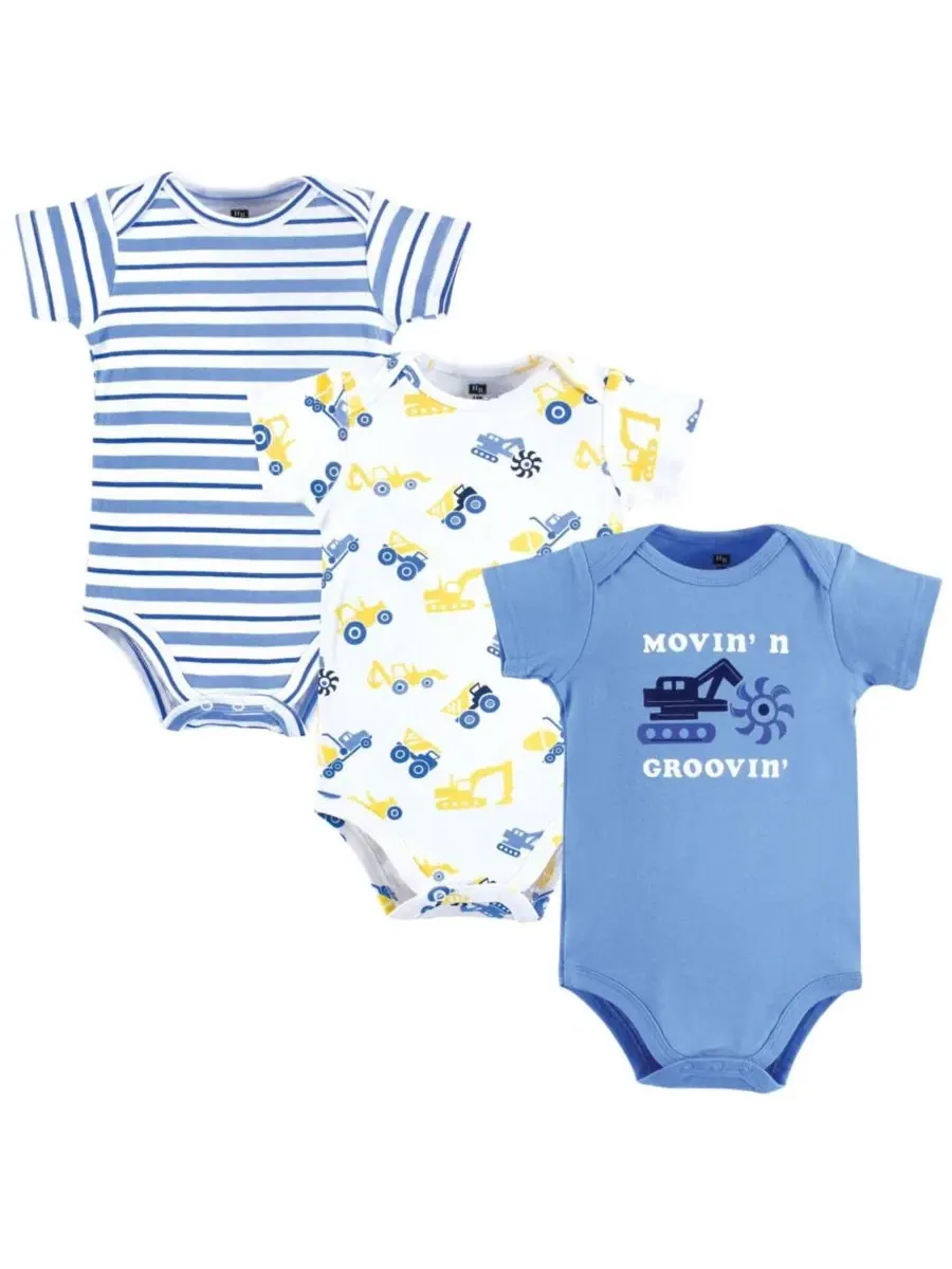 Комплект боди с длинным рукавом Hudson Baby, Movin Groovin