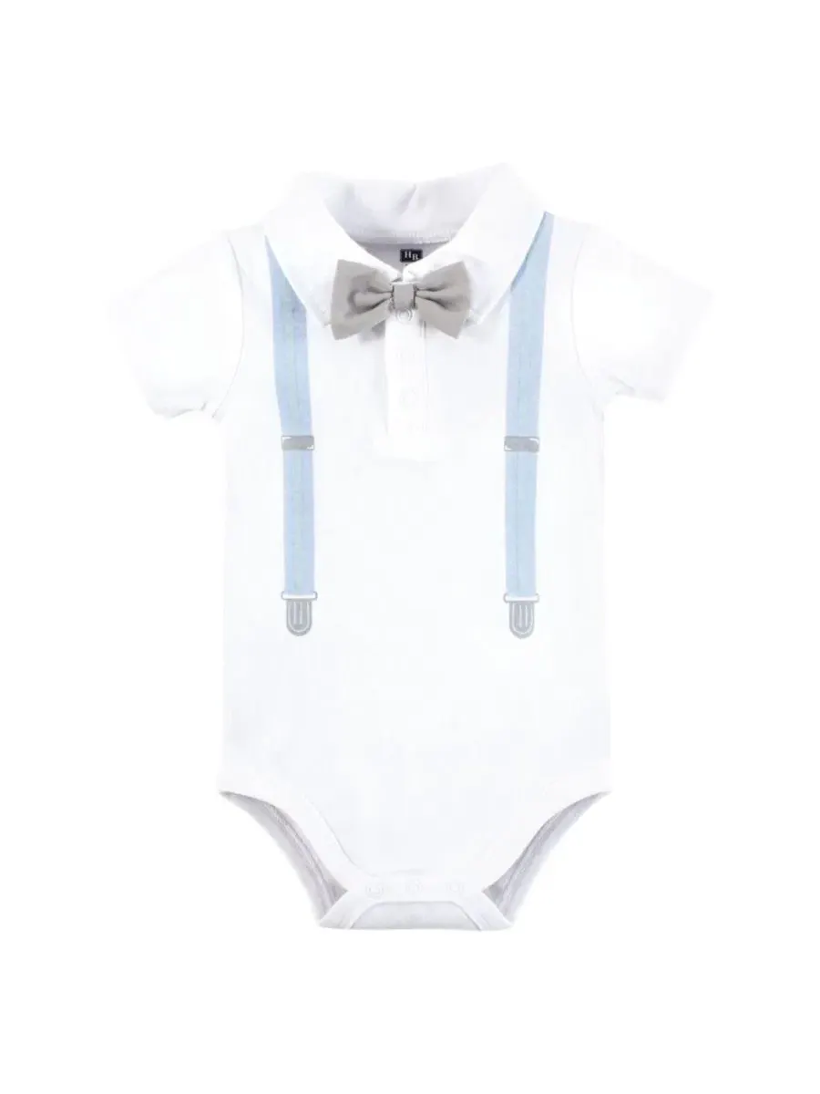 Комплект боди из хлопка с коротким рукавом Hudson Baby, Gator Polo — изображение 3 из 5