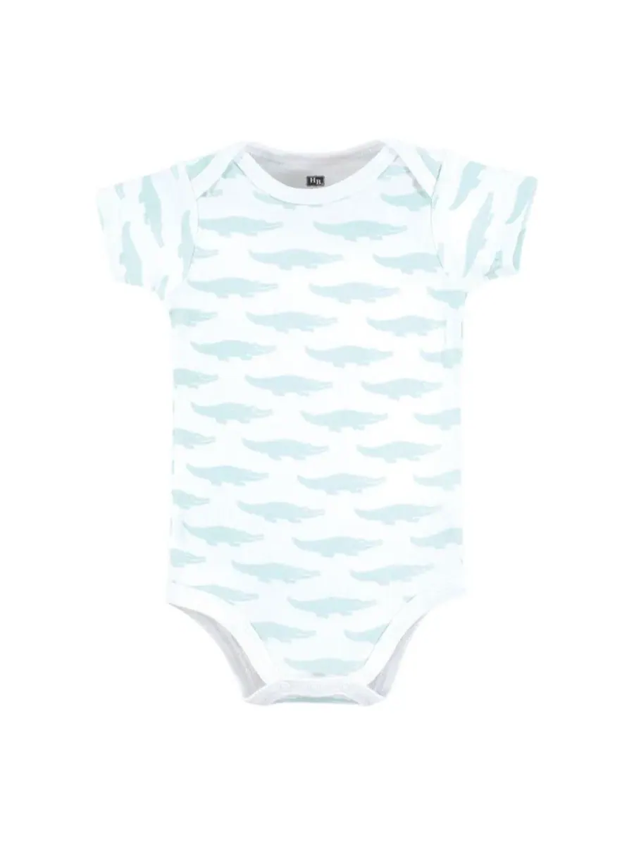 Комплект боди из хлопка с коротким рукавом Hudson Baby, Gator Polo — изображение 5 из 5
