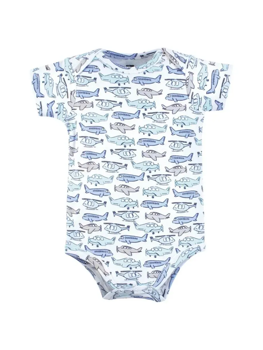 Комплект боди с длинным рукавом из хлопка Hudson Baby, Born to Fly — изображение 4 из 5