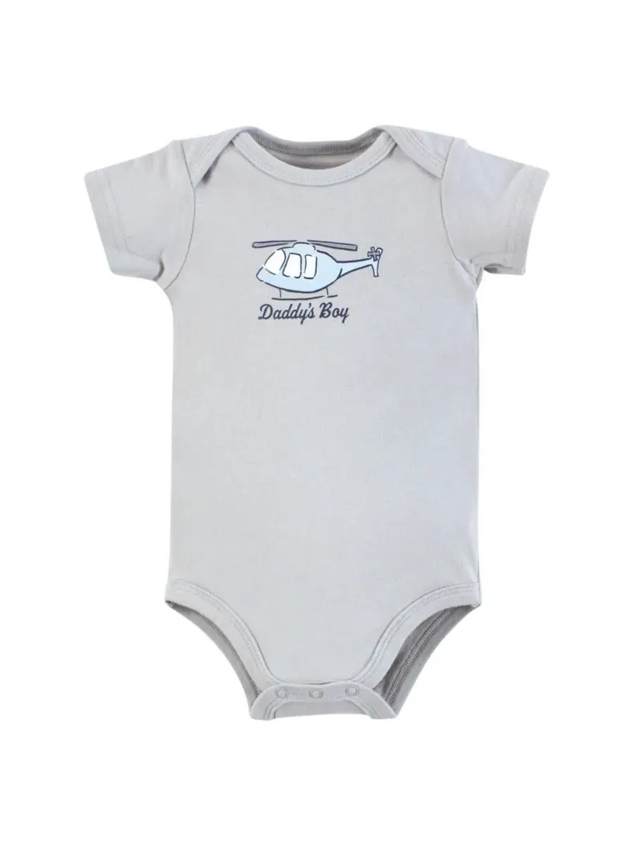 Комплект боди с длинным рукавом из хлопка Hudson Baby, Born to Fly — изображение 5 из 5