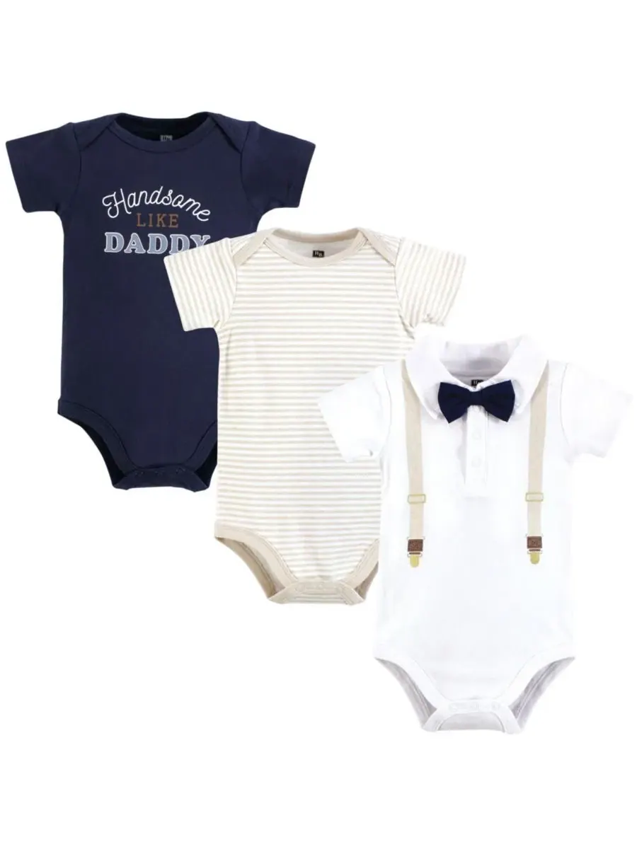 Комплект боди-комбинезонов с принтом Hudson Baby