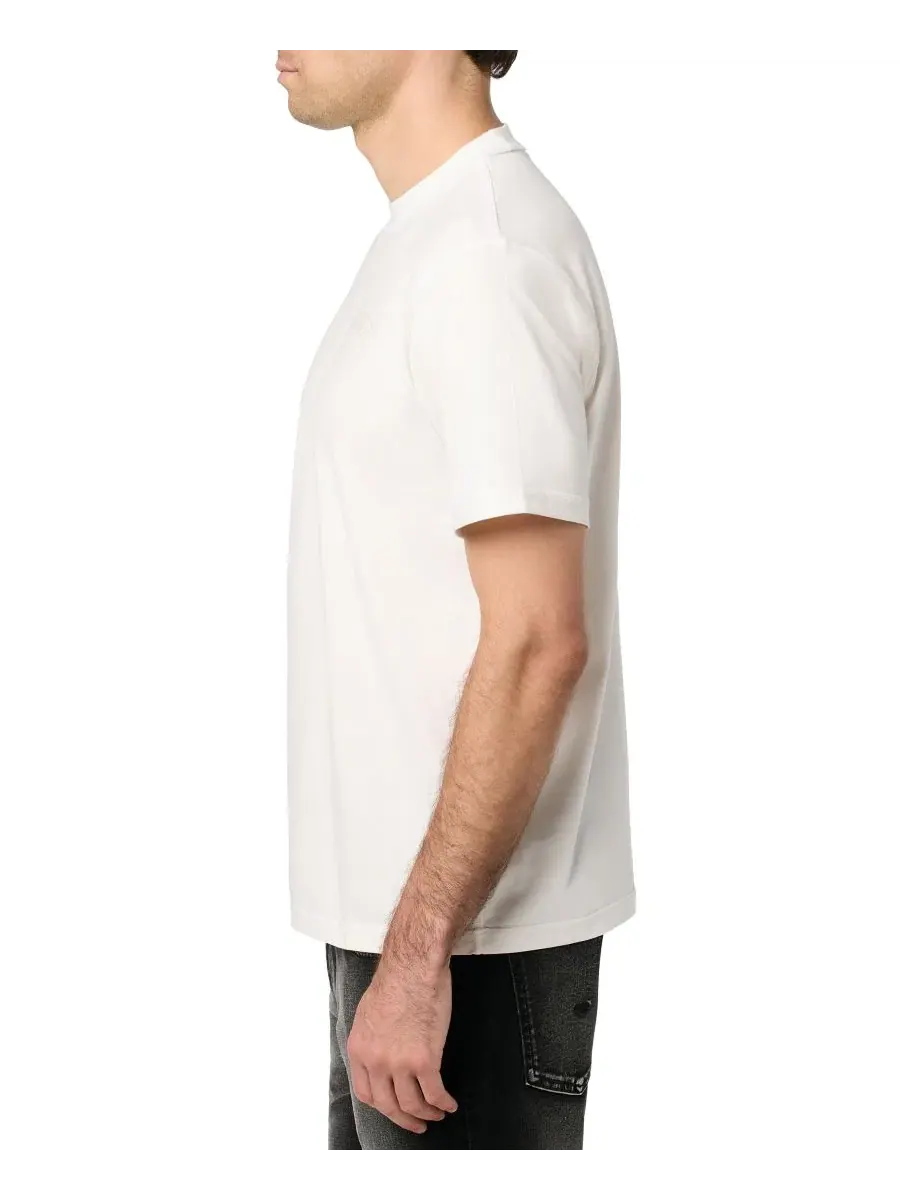 Футболка с коротким рукавом, с принтом, Chest Logo Graphic Detail Hudson Jeans — изображение 2 из 4, белый