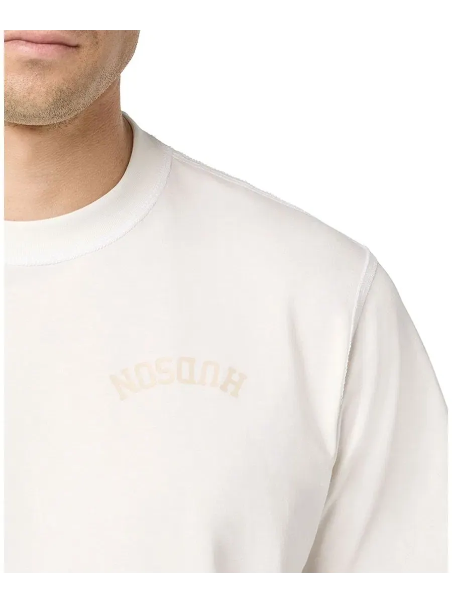 Футболка с коротким рукавом, с принтом, Chest Logo Graphic Detail Hudson Jeans — изображение 3 из 4, белый