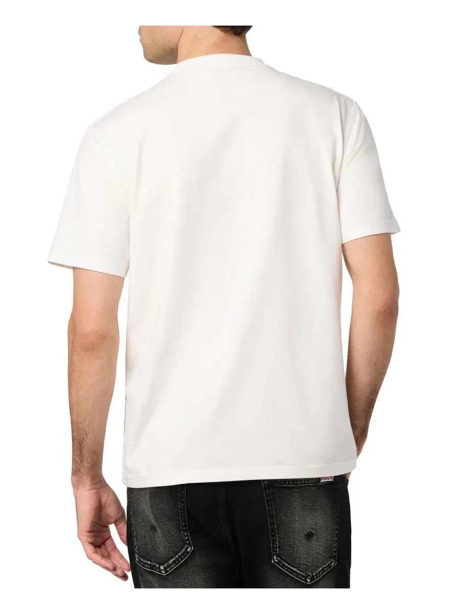 Футболка с коротким рукавом, с принтом, Chest Logo Graphic Detail Hudson Jeans — изображение 4 из 4, белый