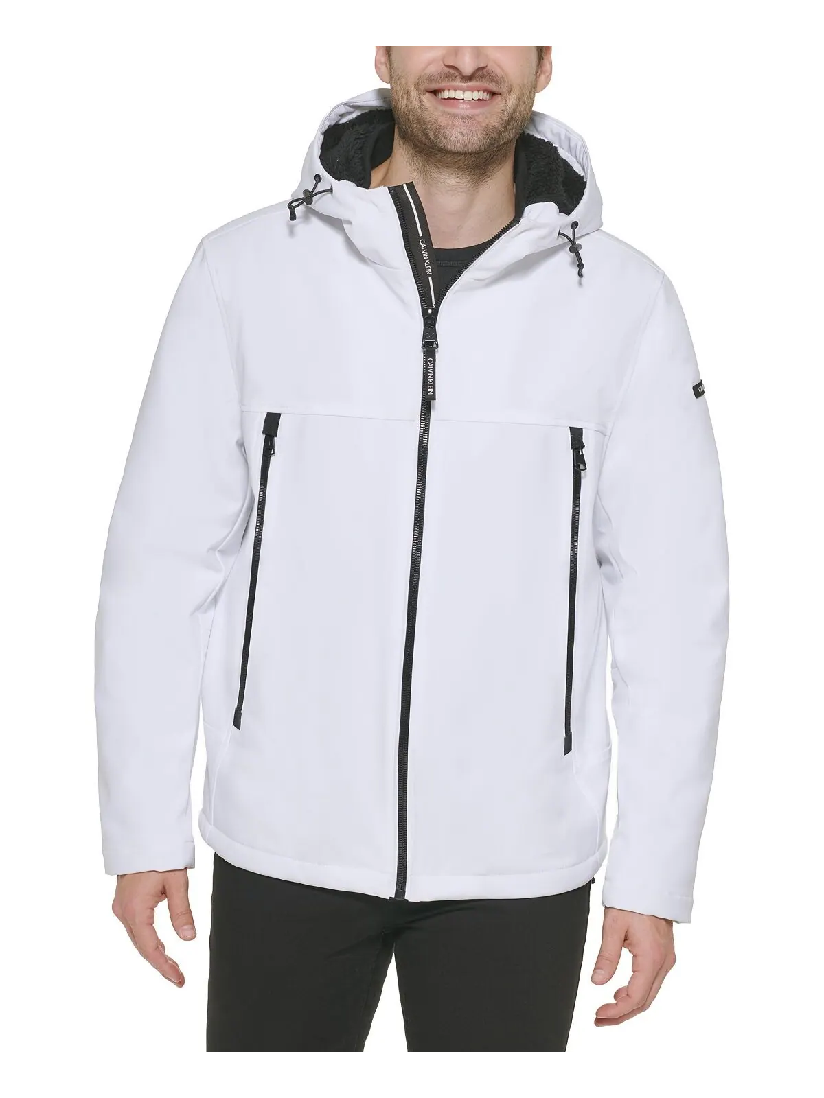Мужская куртка soft shell infinite stretch на подкладке из шерпы Calvin Klein