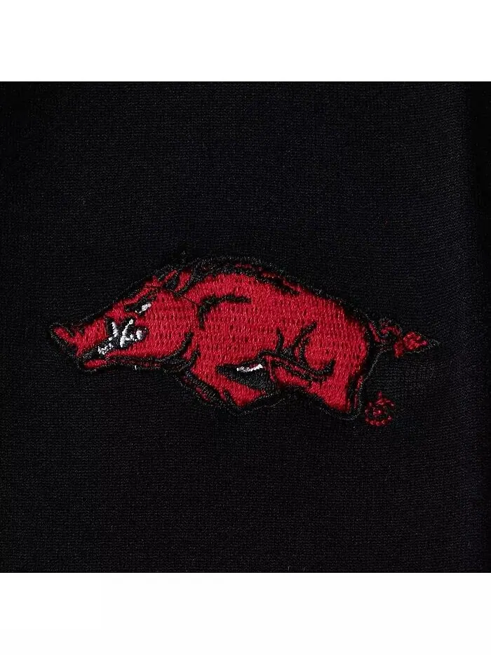 Женские черные флисовые леггинсы Arkansas Razorbacks Zoozatz — изображение 2 из 2, черный