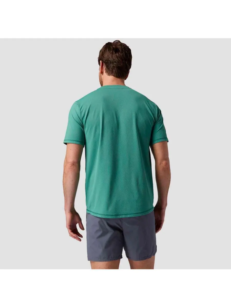 Мужская футболка с коротким рукавом Tahoe Sun Performance Shirts Backcountry — изображение 2 из 5, зеленый