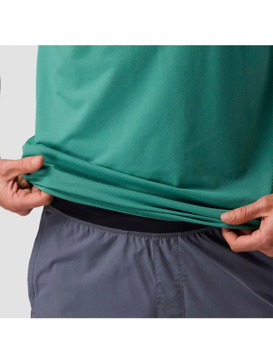 Мужская футболка с коротким рукавом Tahoe Sun Performance Shirts Backcountry — изображение 4 из 5, зеленый