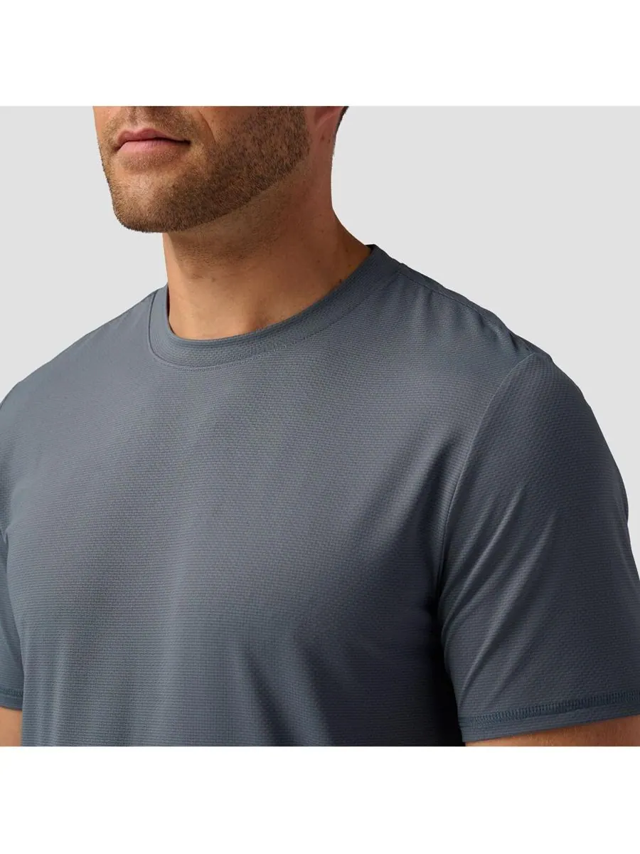 Мужская футболка с коротким рукавом Tahoe Sun Performance Shirts Backcountry — изображение 3 из 5, серый