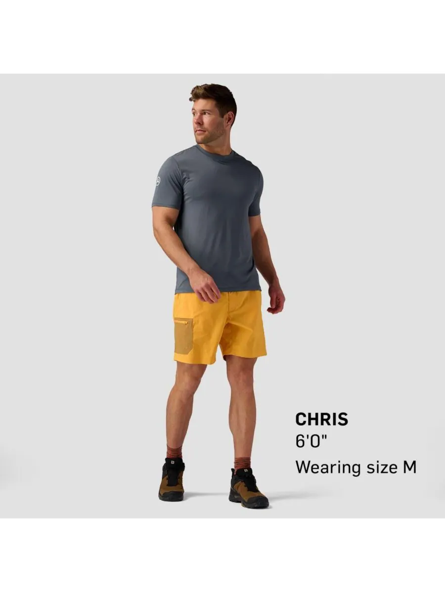 Мужская футболка с коротким рукавом Tahoe Sun Performance Shirts Backcountry — изображение 5 из 5, серый