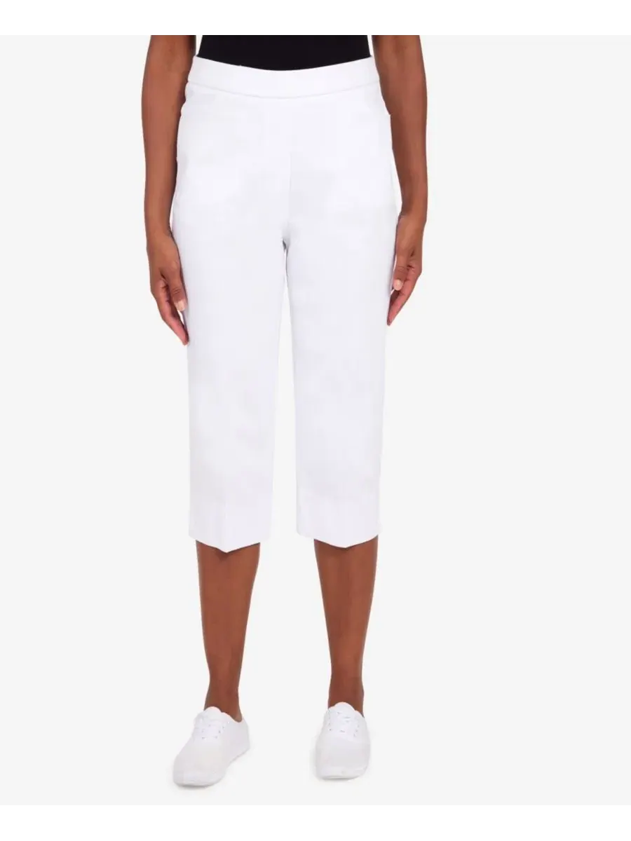 Брюки-клэмдиггер женские с эластичным поясом Classic Allure Stretch Alfred Dunner