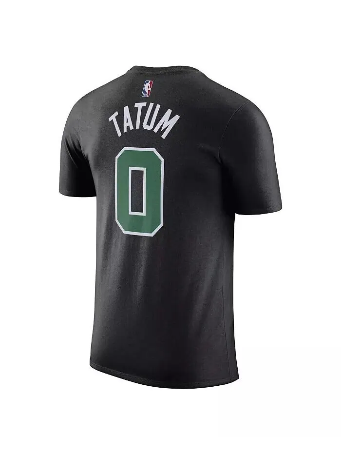 Мужская черная футболка с именем и номером Джейсона Татума Boston Celtics 2022/23 Statement Edition — изображение 2 из 3