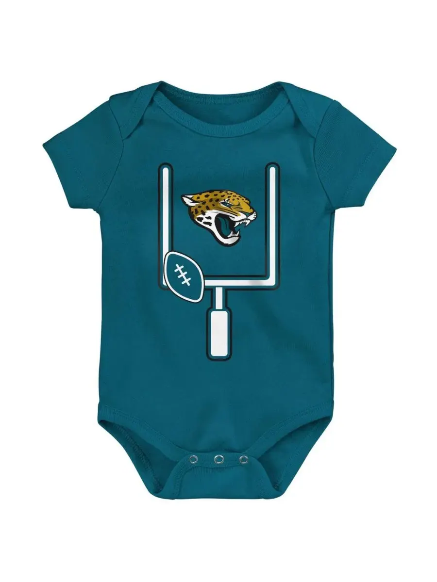 Комплект боди с принтом Jacksonville Jaguars Outerstuff — изображение 2 из 4, кремовый