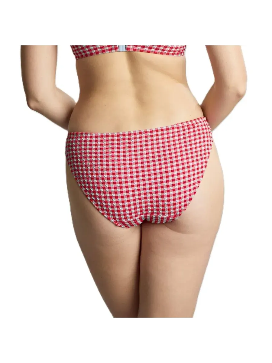 Женские классические плавки в клетку Panache Lingerie — изображение 2 из 5, красный