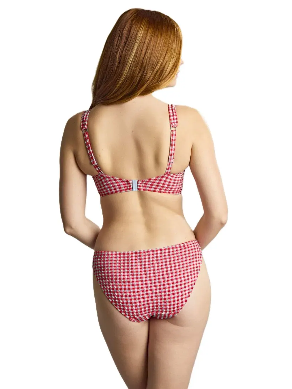 Женские классические плавки в клетку Panache Lingerie — изображение 3 из 5, красный