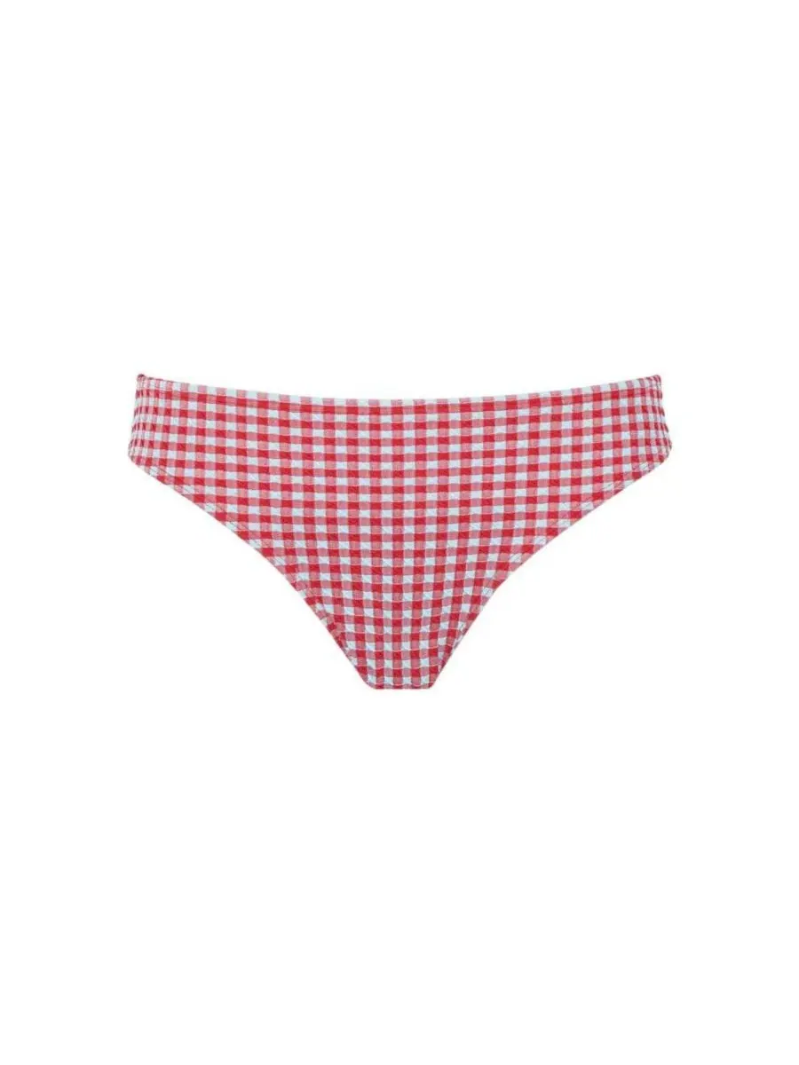 Женские классические плавки в клетку Panache Lingerie — изображение 5 из 5, красный