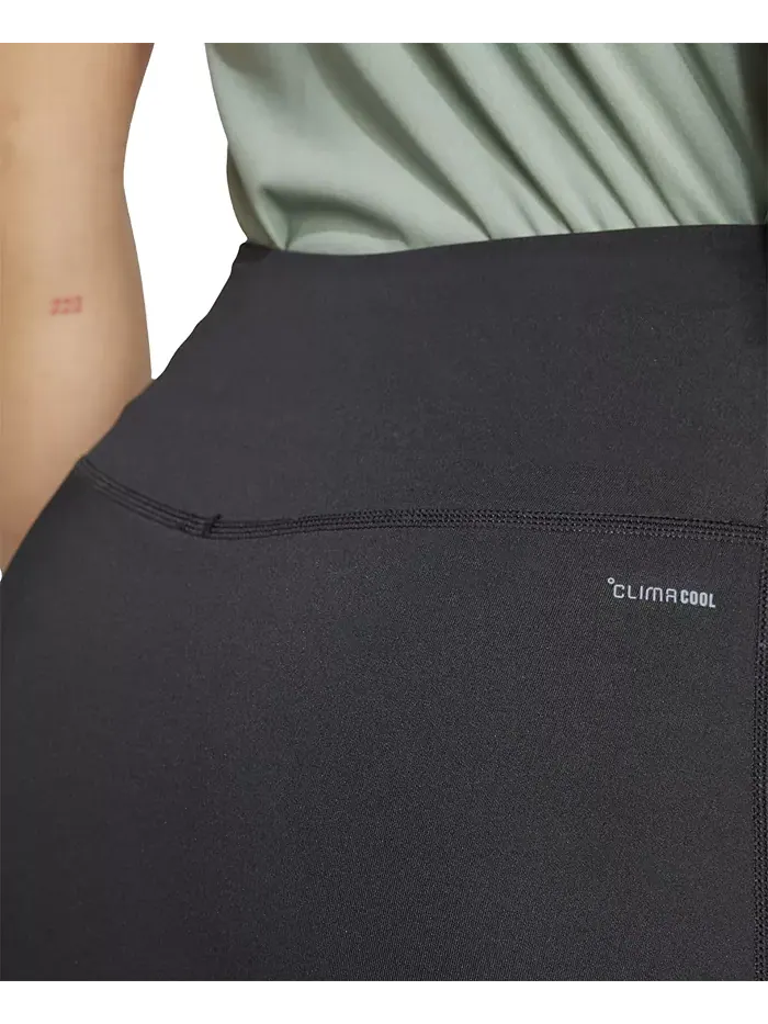 Женская мини-юбка-шорты с логотипом в виде трех полос adidas — изображение 4 из 5, черный
