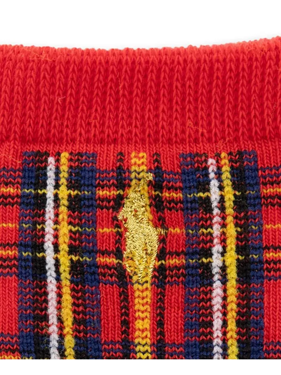 Комплект носков с праздничным принтом Polo Dog, 3 пары Polo Ralph Lauren — изображение 4 из 4, темно-синий
