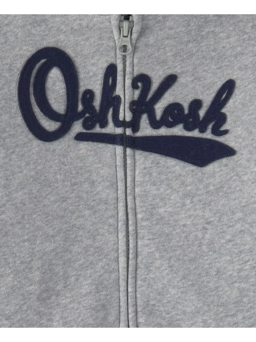 Комплект из худи и брюк OshKosh Logo Fleece Osh Kosh — изображение 3 из 4, серый
