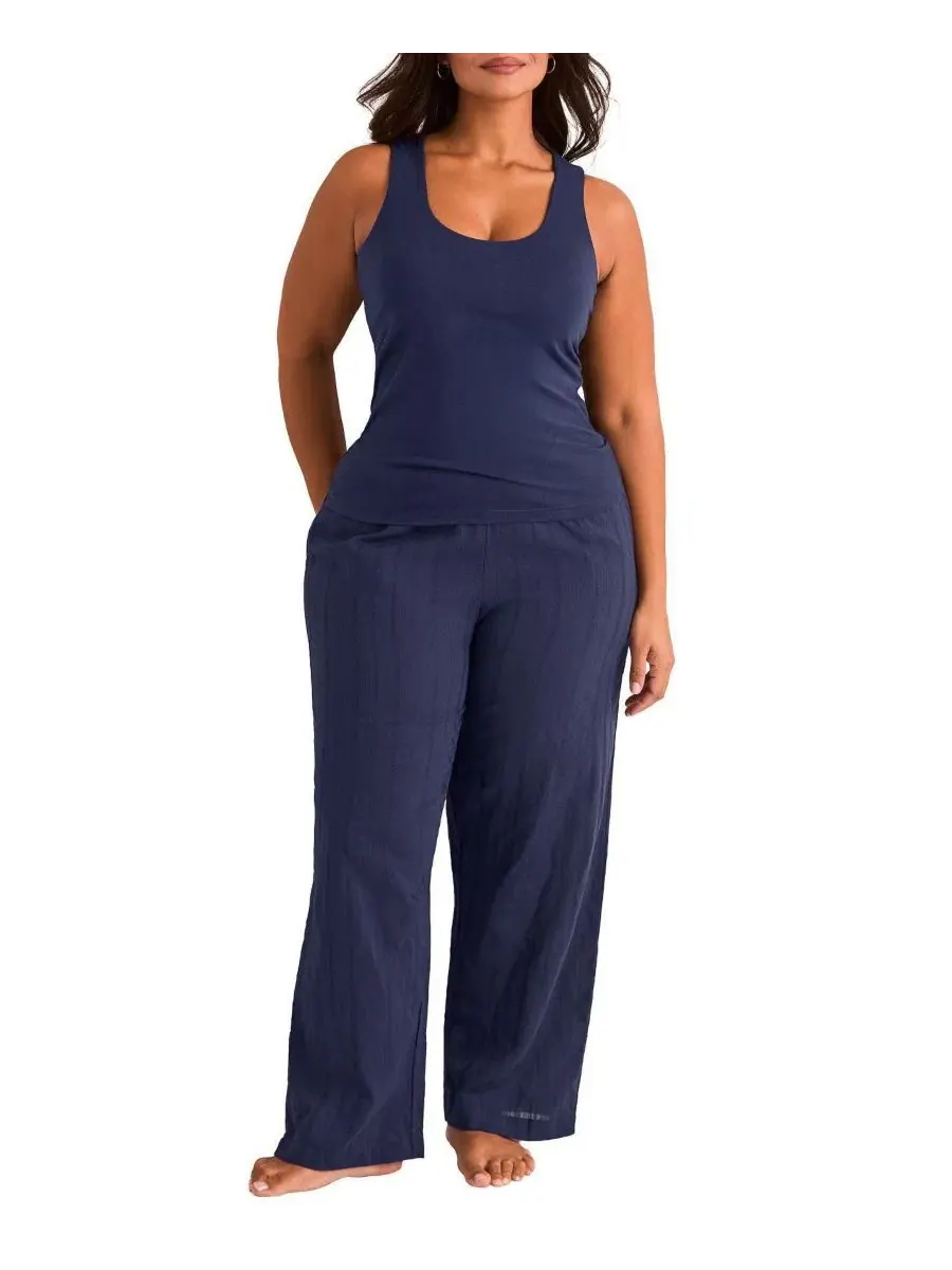 Комплект пижамы Kirsten Plus Size Adore Me — изображение 1 из 4, синий