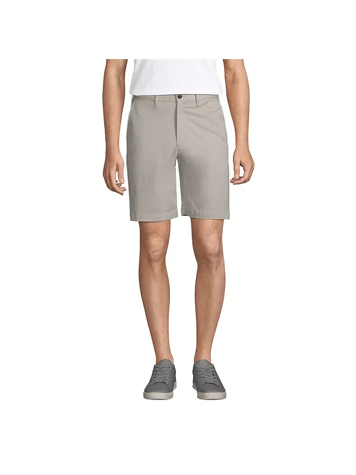 Шорты-чинос Big & Tall 9" Traditional Fit Comfort First Knockabout Lands' End