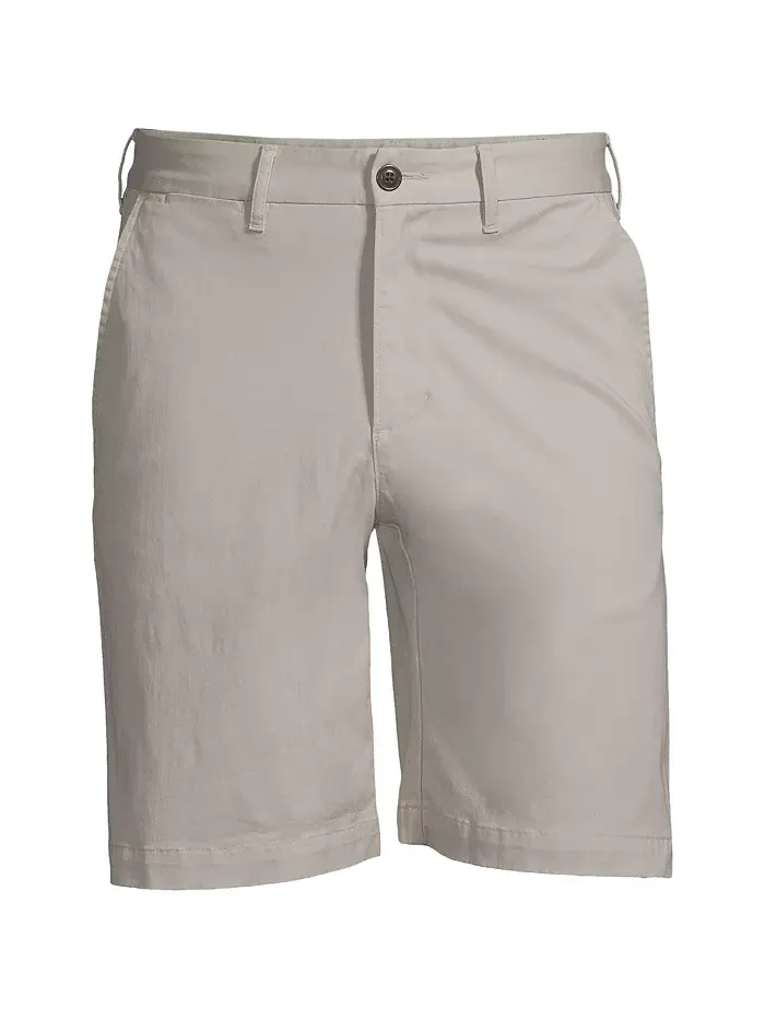 Шорты-чинос Big & Tall 9" Traditional Fit Comfort First Knockabout Lands' End — изображение 2 из 2, грунтовка