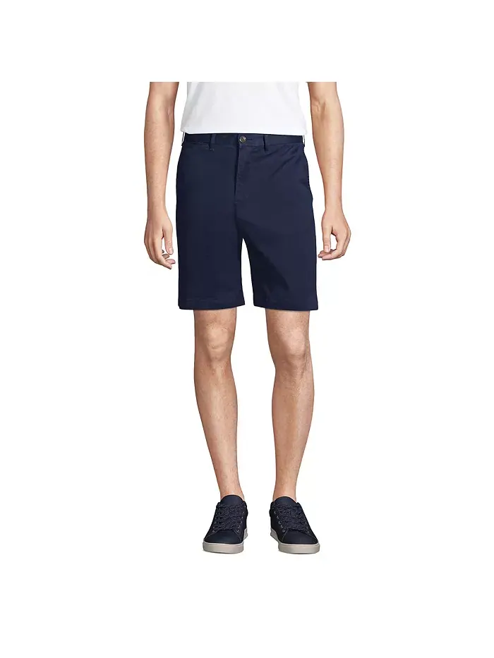 Шорты-чинос Big & Tall 9" Traditional Fit Comfort First Knockabout Lands' End