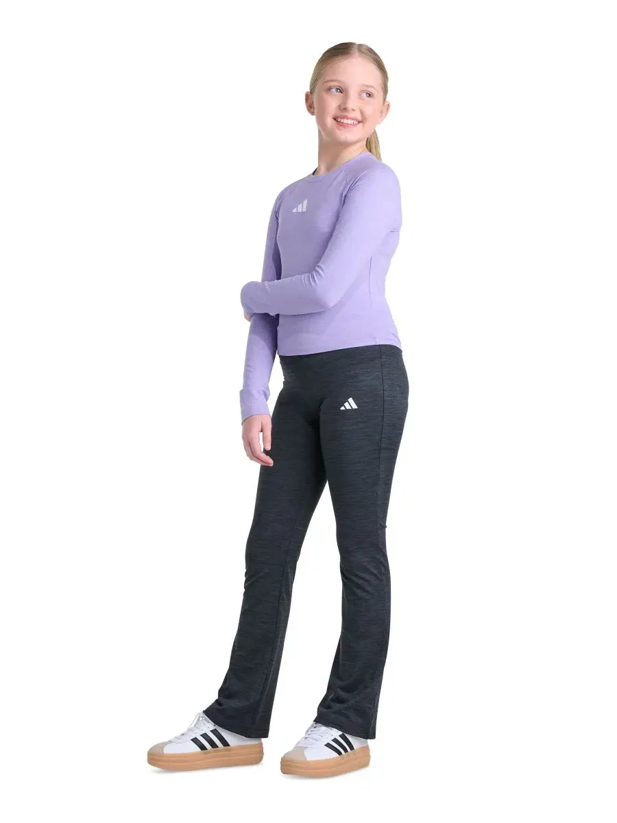 Детская футболка с длинным рукавом реглан, slim fit adidas — изображение 2 из 4, лиловый