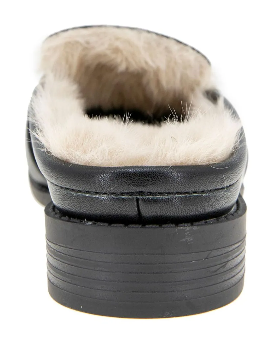 Женская куртка Kaara-2 с черным мехом BCBG — изображение 3 из 3, черный