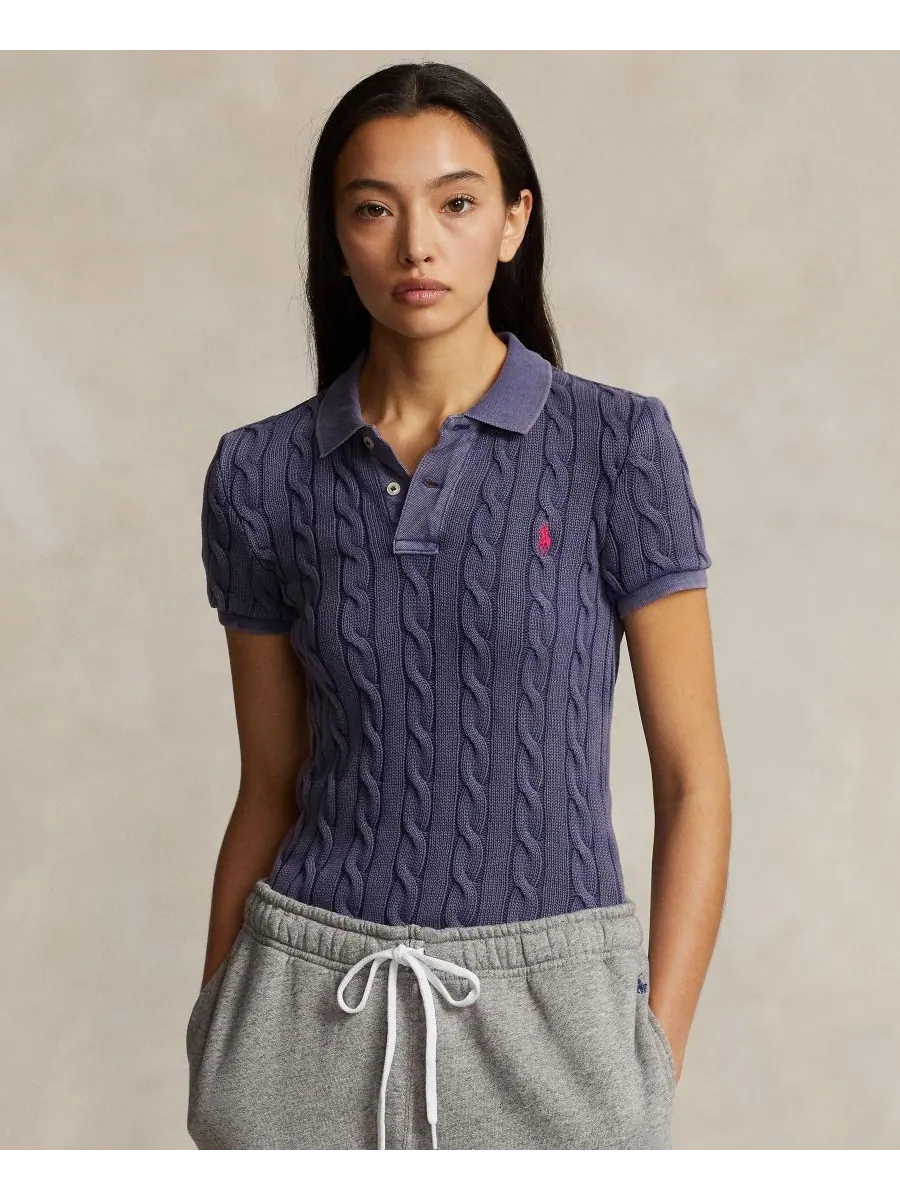 Женская рубашка поло крупной вязки Polo Ralph Lauren